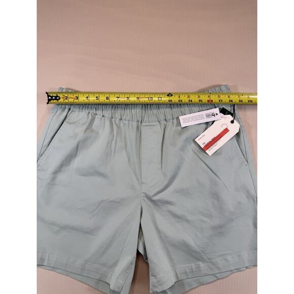 Hawker Rye Men’s Shorts Size L Green Stretch Cotton Blend Elastic Waist NWT - Picture 4 of 5